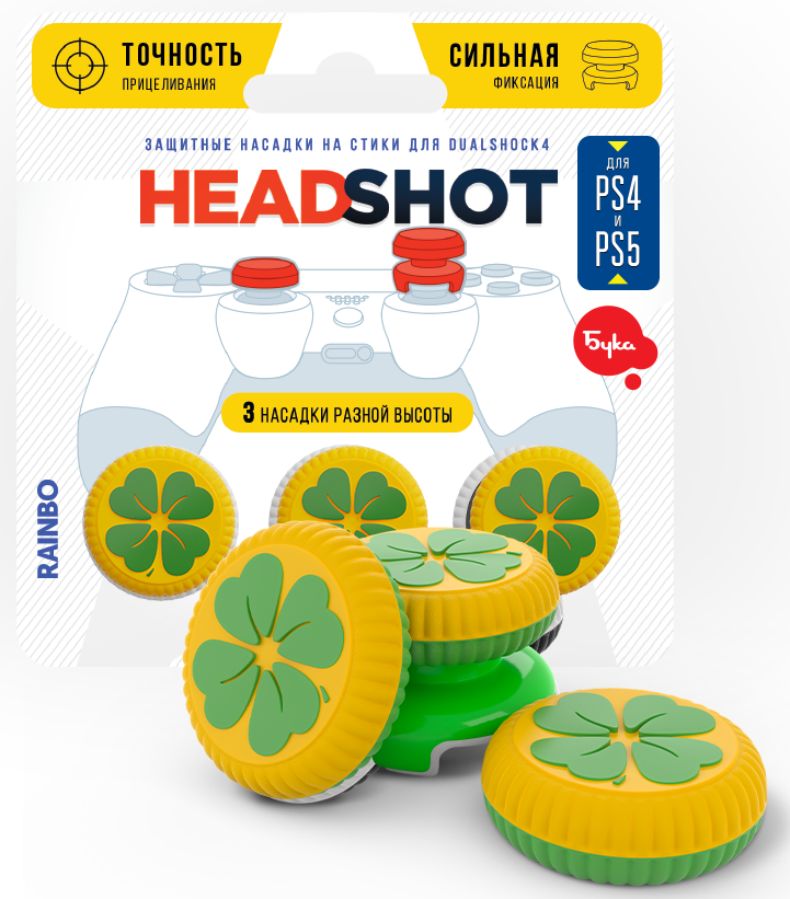 

Полимерные накладки на стики Irish для DualShock 4 (PS4) / DualSense (PS5)