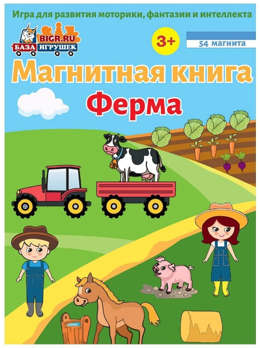 

Магнитная книга-игра Ферма