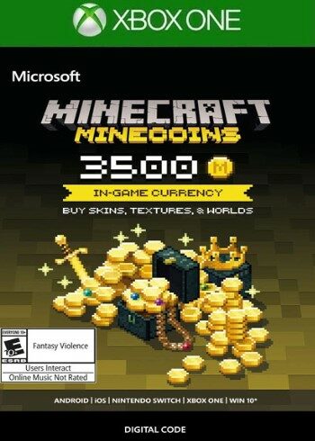 Minecraft: Minecoins Pack: 3500 Coins (игровая валюта) [Xbox One/Win10, Цифровая версия] (Цифровая версия)