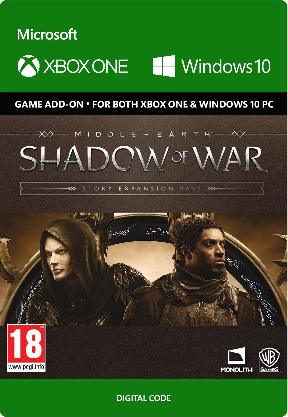 

Средиземье: Тени войны (Middle-earth: Shadow of War) Story Expansion Pass. Дополнение [Xbox One/Win10, Цифровая версия] (Цифровая версия)