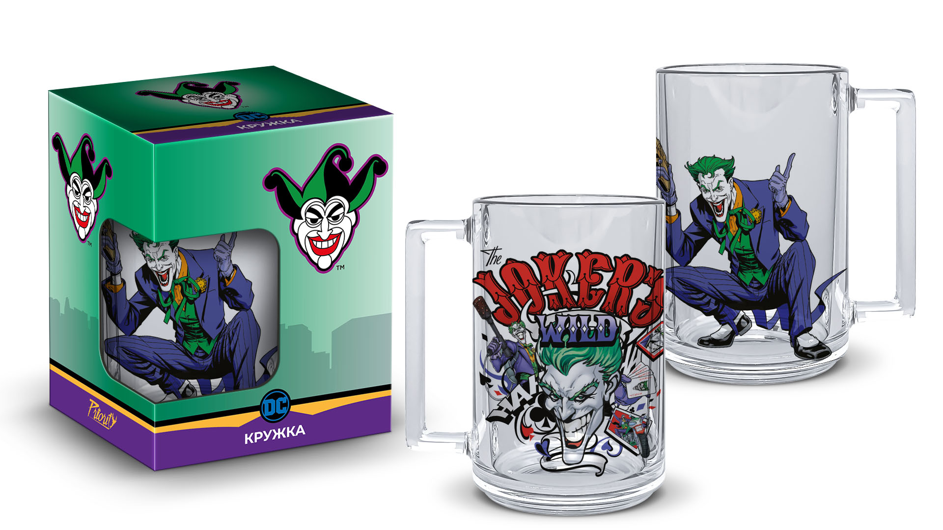 

Кружка The Joker: Карты Фитнес (320мл) (подарочная упаковка)