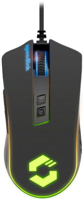

Мышь Speedlink Orios RGB Gaming Mouse black проводная для PC (SL-680010-BK)