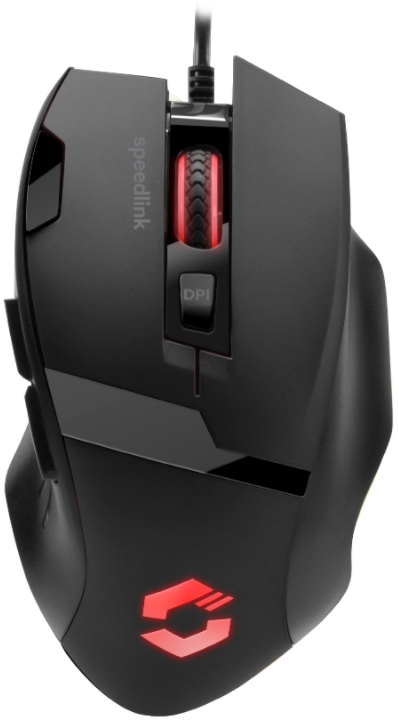 Мышь Speedlink Vades Gaming Mouse black-black проводная для PC (SL-680014-BKBK) от 1С Интерес