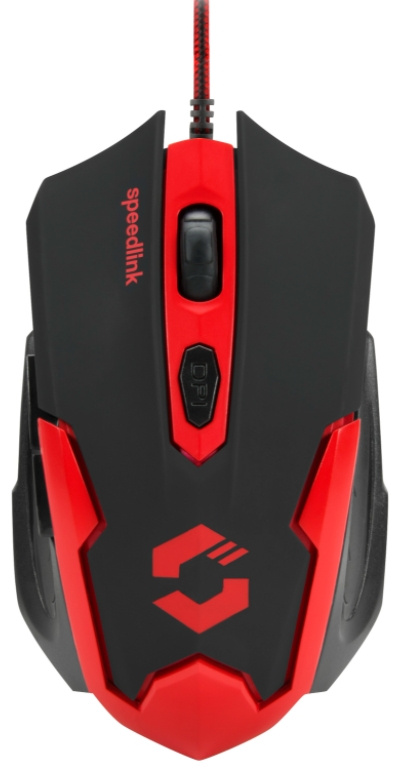 Мышь Speedlink Xito Gaming Mouse black-red проводная для PC (SL-680009-BKRD) от 1С Интерес