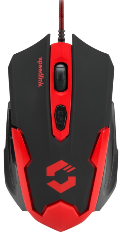 Мышь Speedlink Xito Gaming Mouse black-red проводная для PC (SL-680009-BKRD)