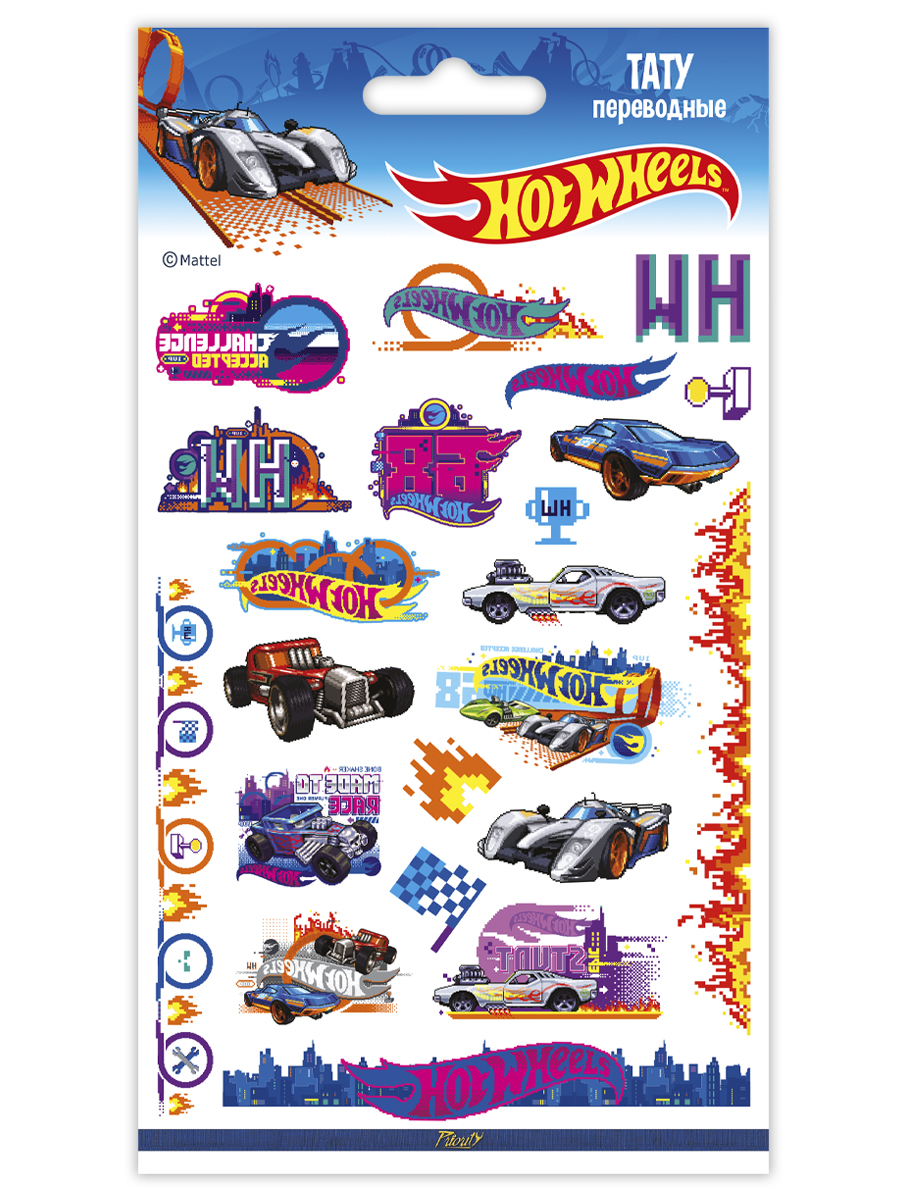 

Набор татуировок переводных Хот Вилс / Hot Wheels 3