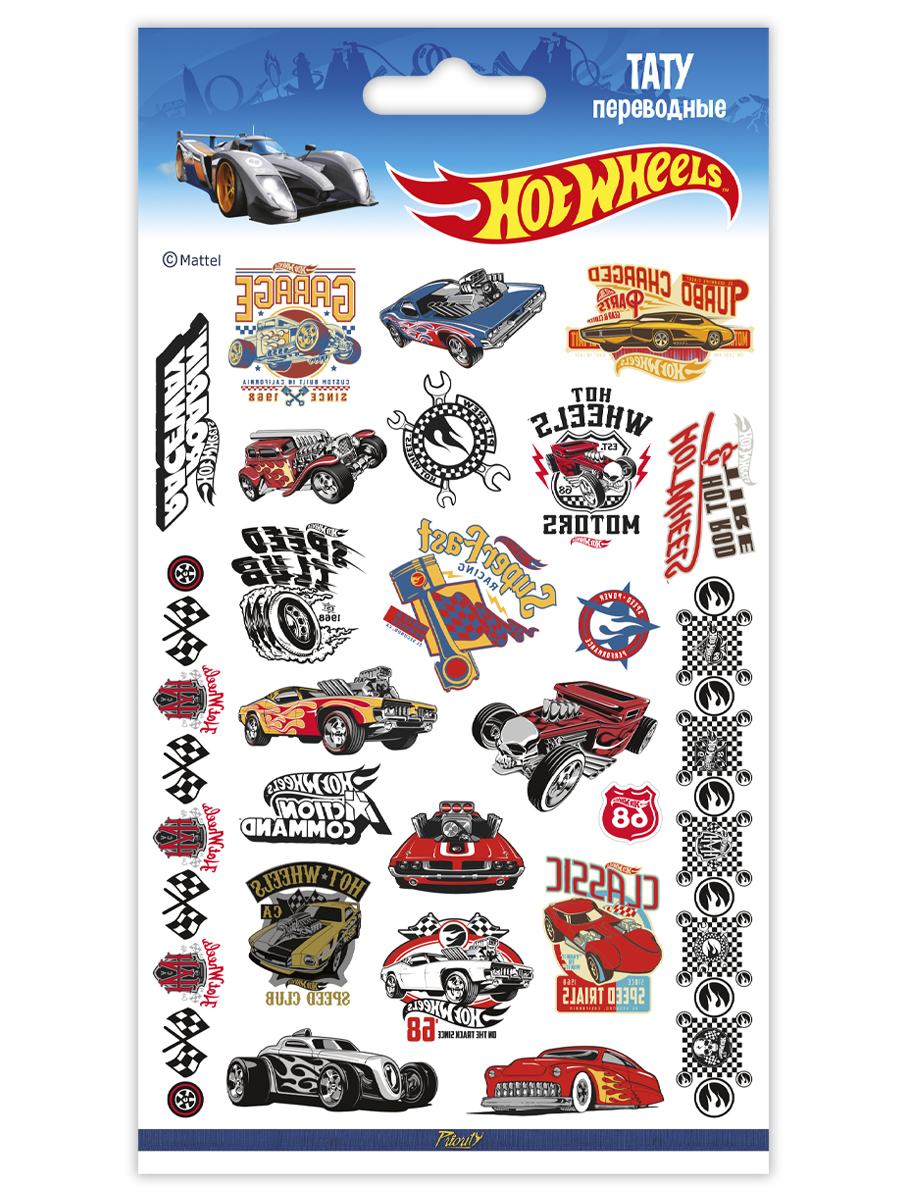 

Набор татуировок переводных Хот Вилс / Hot Wheels 4