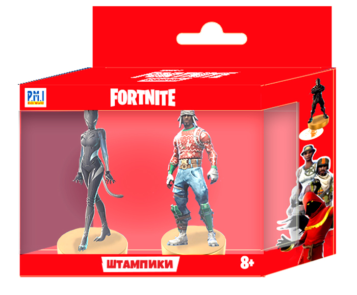 Фигурка-штамп Fortnite: Серия 2 (2-Pack) (24 вида) (1шт. в ассортименте)