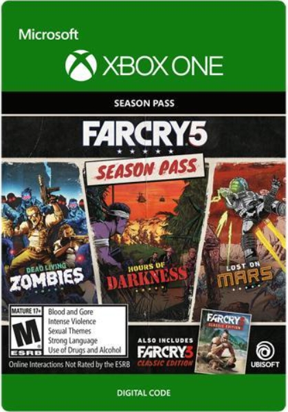 

Far Cry 5: Season Pass. Дополнение [Xbox One, Цифровая версия] (Цифровая версия)
