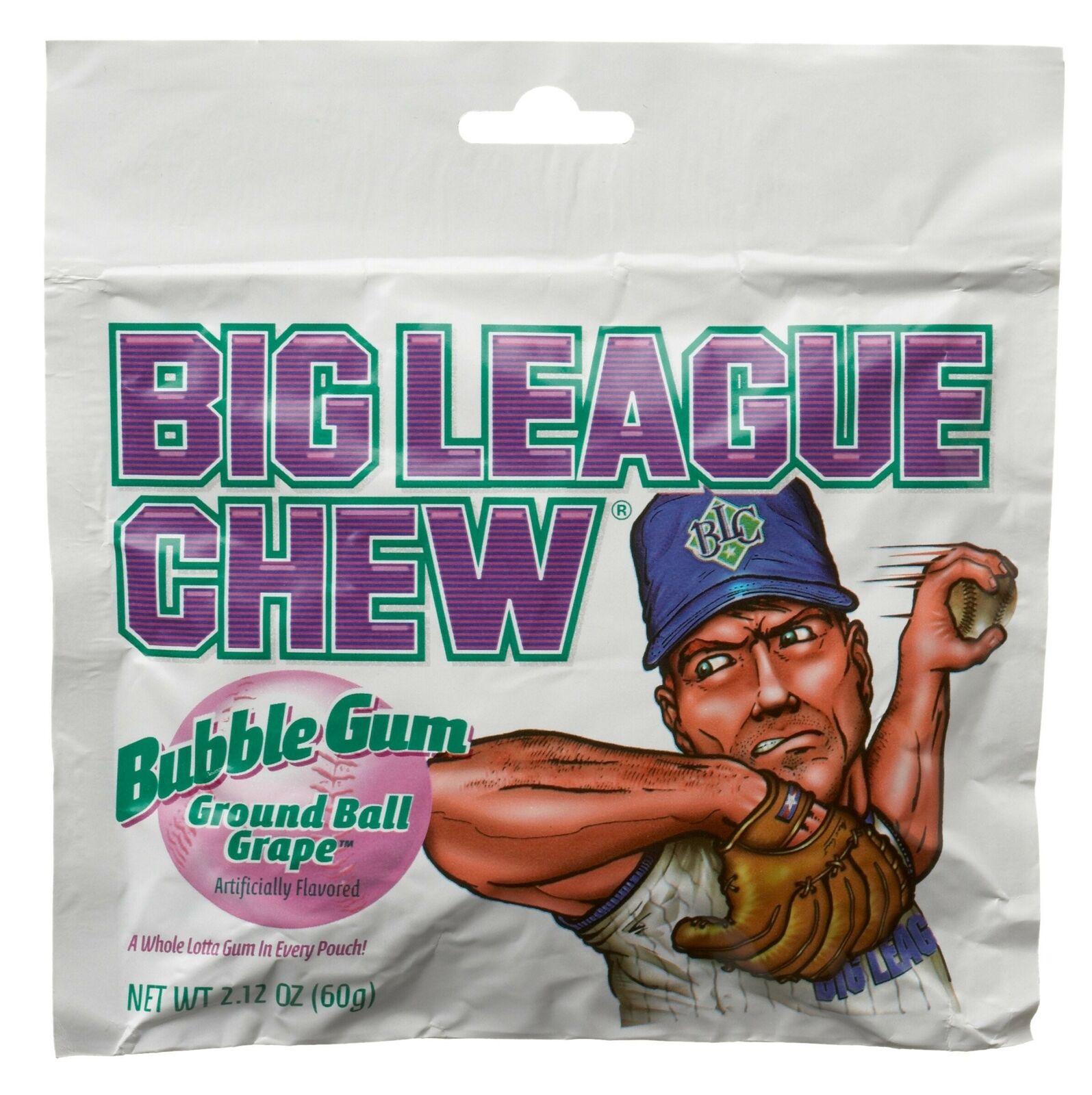 Жевательная резинка Big League Chew Вкус виноград