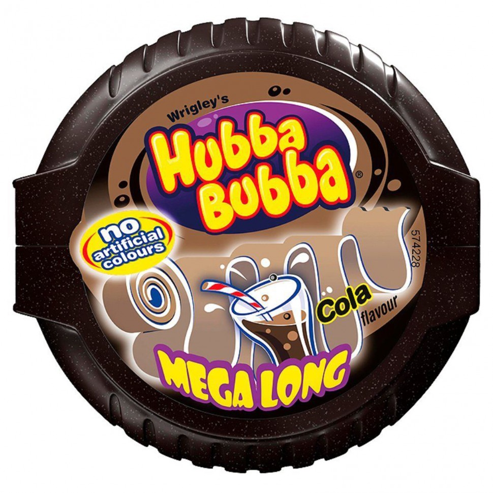 Жевательная резинка Hubba Bubba Mega Long Вкус кола