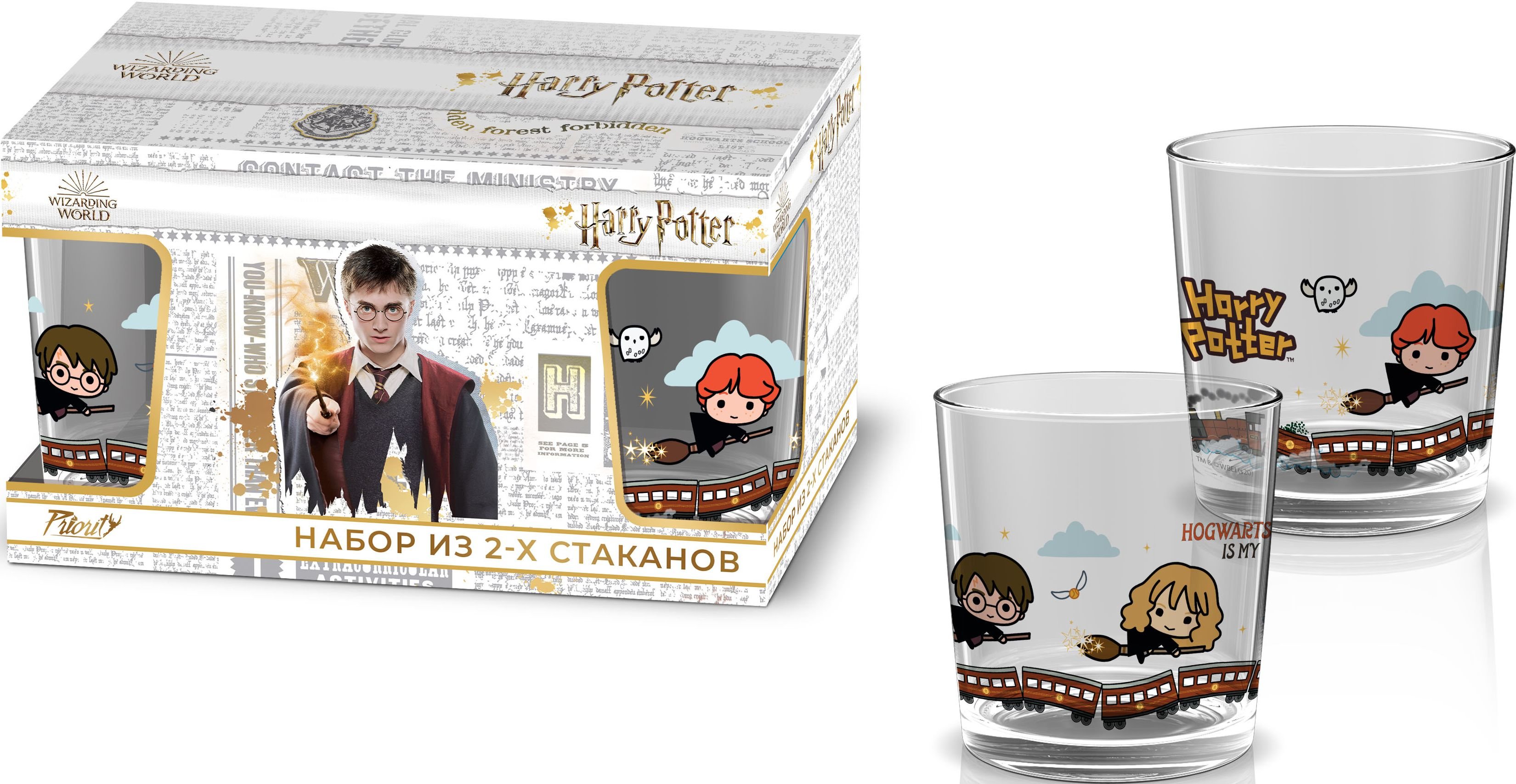 

Стакан Гарри Поттер: Ода (Стекло) 2-Pack (250 мл)