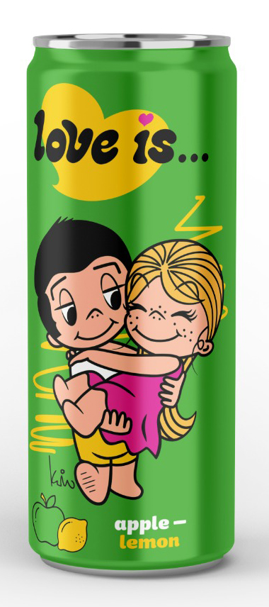 

Напиток газированный Love Is: Вкус яблоко-лимон (330мл)