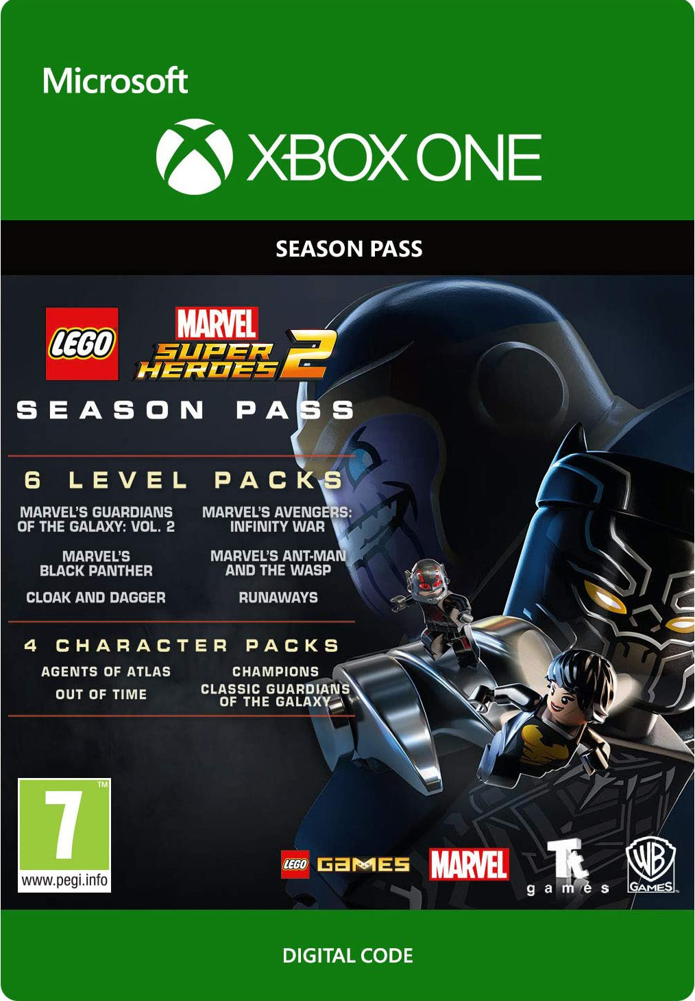 цена LEGO: Marvel Super Heroes 2: Season Pass [Xbox One, Цифровая версия] (Цифровая версия)