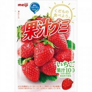 

Мармелад Meiji Клубника с коллагеном (51г)