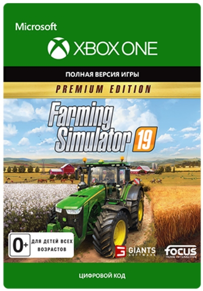 цена Farming Simulator 19. Premium Edition [Xbox One, Цифровая версия] (Цифровая версия)