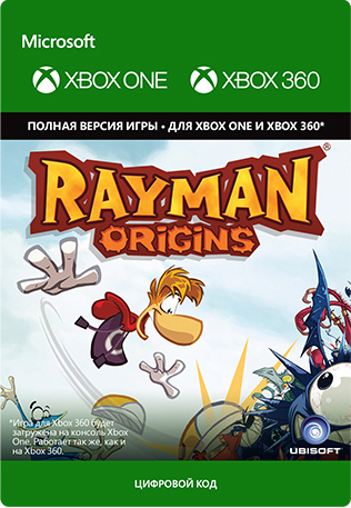 цена Rayman Origins [Xbox 360/Xbox One, Цифровая версия] (Цифровая версия)