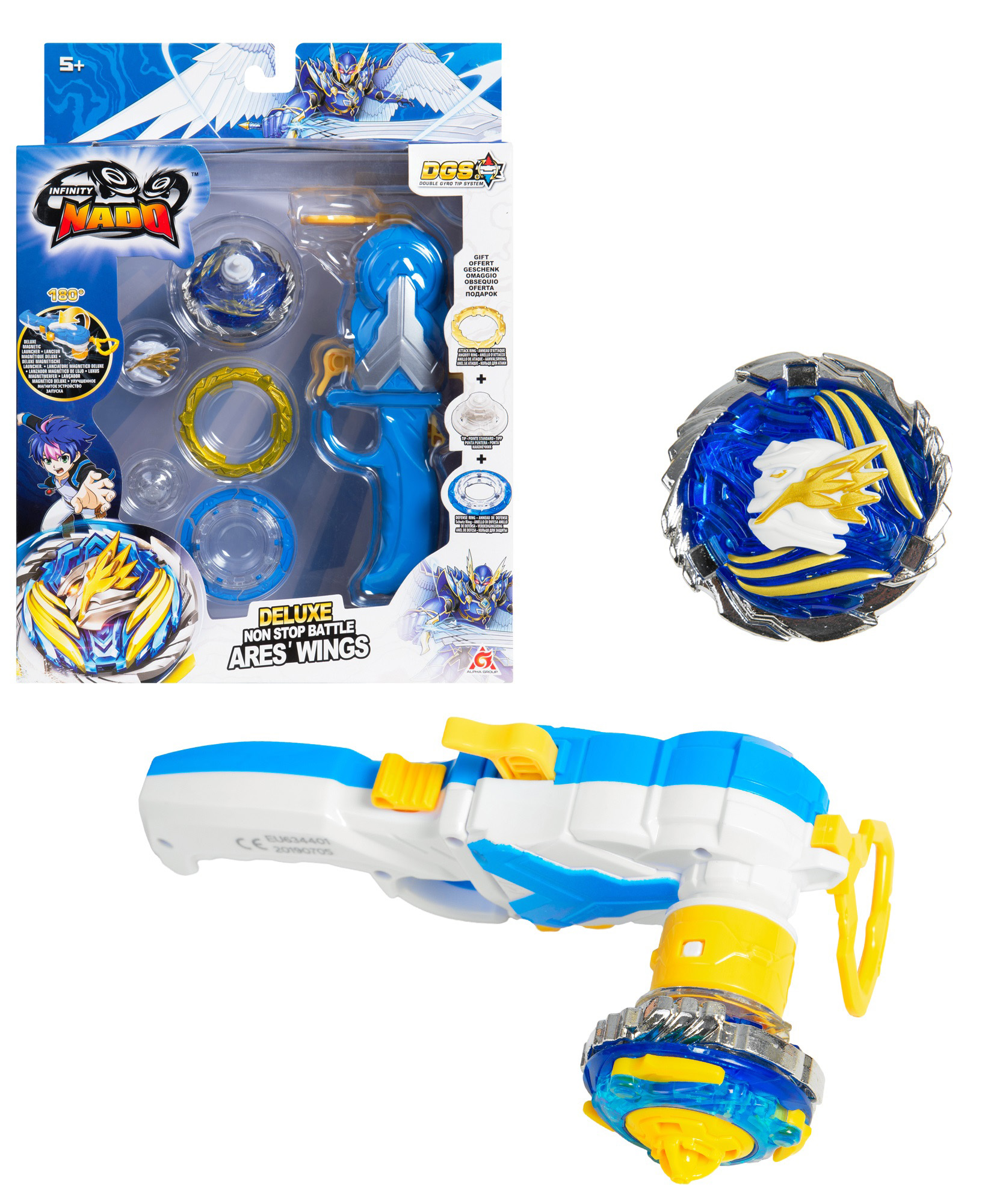 

Игровой набор Infinity Nado: Волчок Адвансд – Ares Wings
