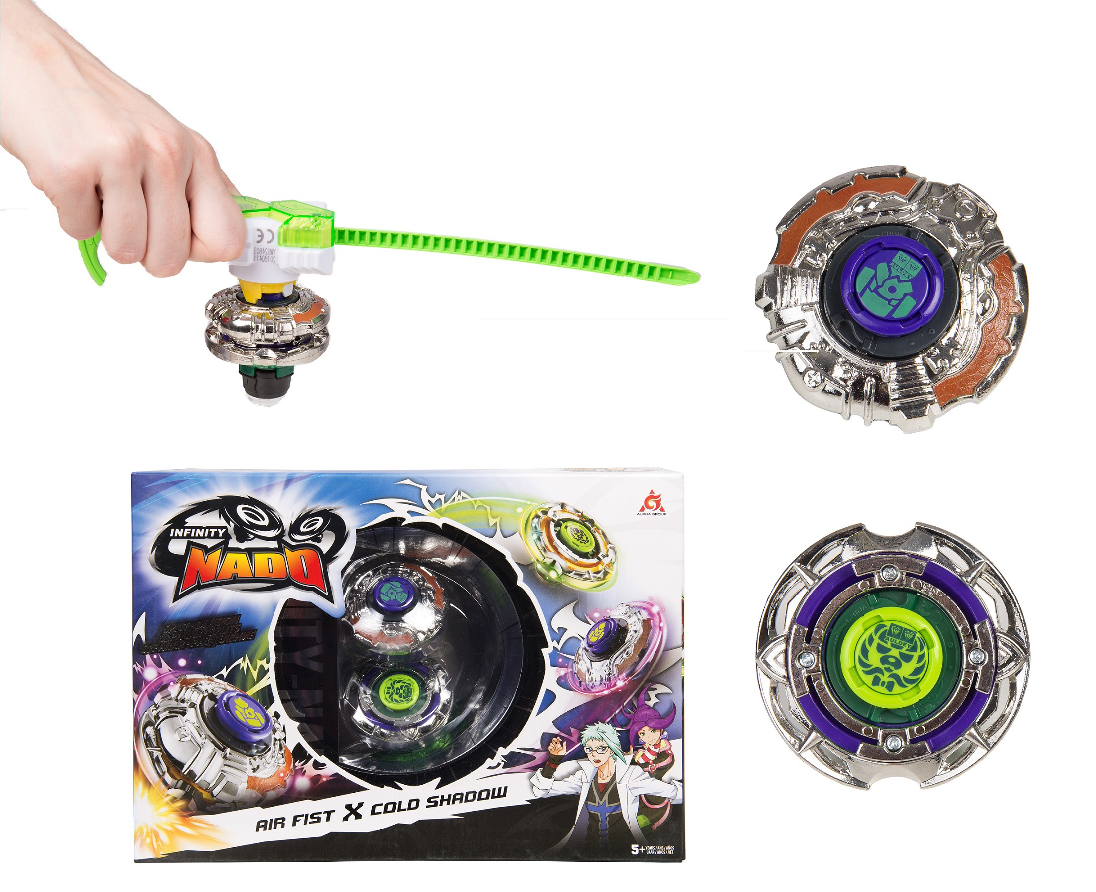

Игровой набор Infinity Nado: Волчок Сплит – Fist&Shadow (2-Pack)
