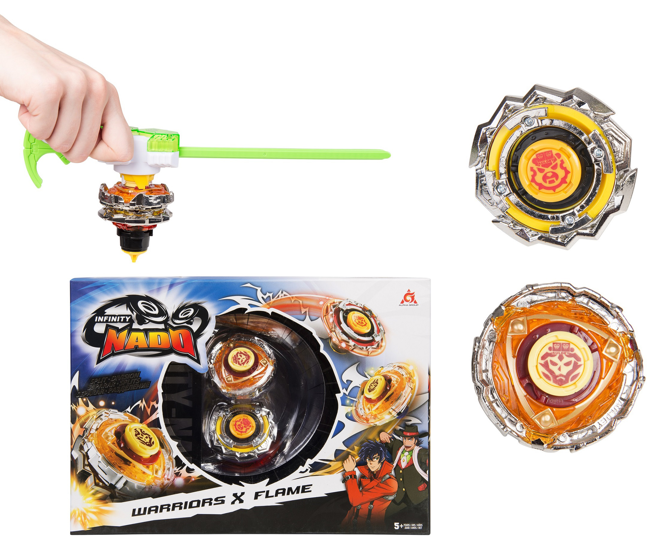 

Игровой набор Infinity Nado: Волчок Сплит – Warriors&Flame (2-Pack)