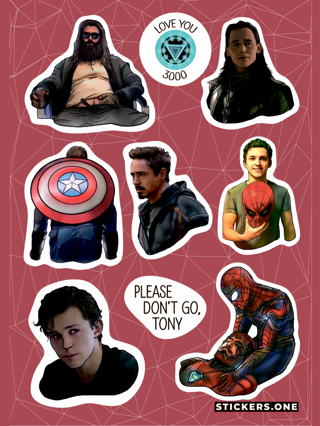 

Стикерпак Marvel #4