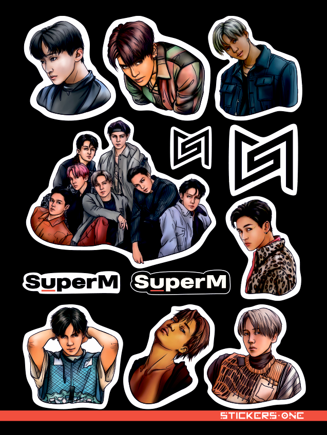 

Стикерпак SuperM