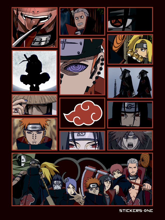 Стикерпак Akatsuki