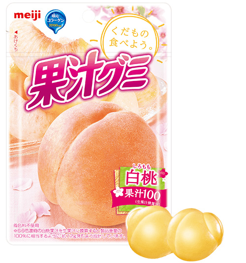 

Мармелад Meiji Персик с коллагеном (47г)