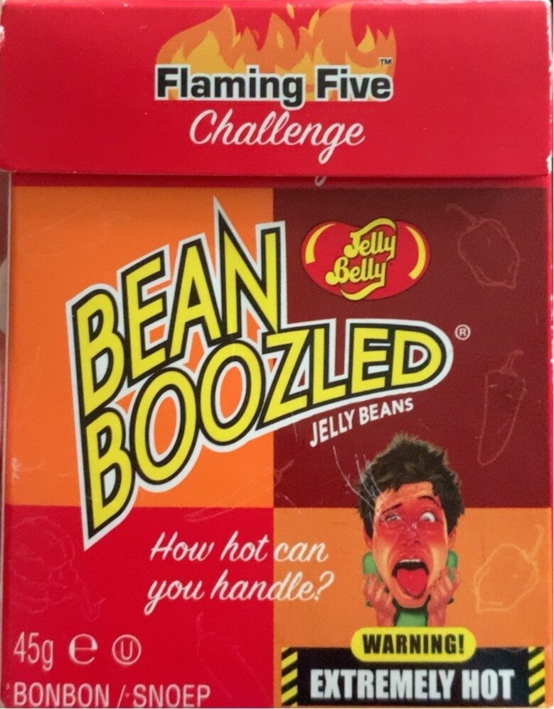 Драже жевательное Jelly Belly: Bean Boozled Flaming Five в коробке (45г)