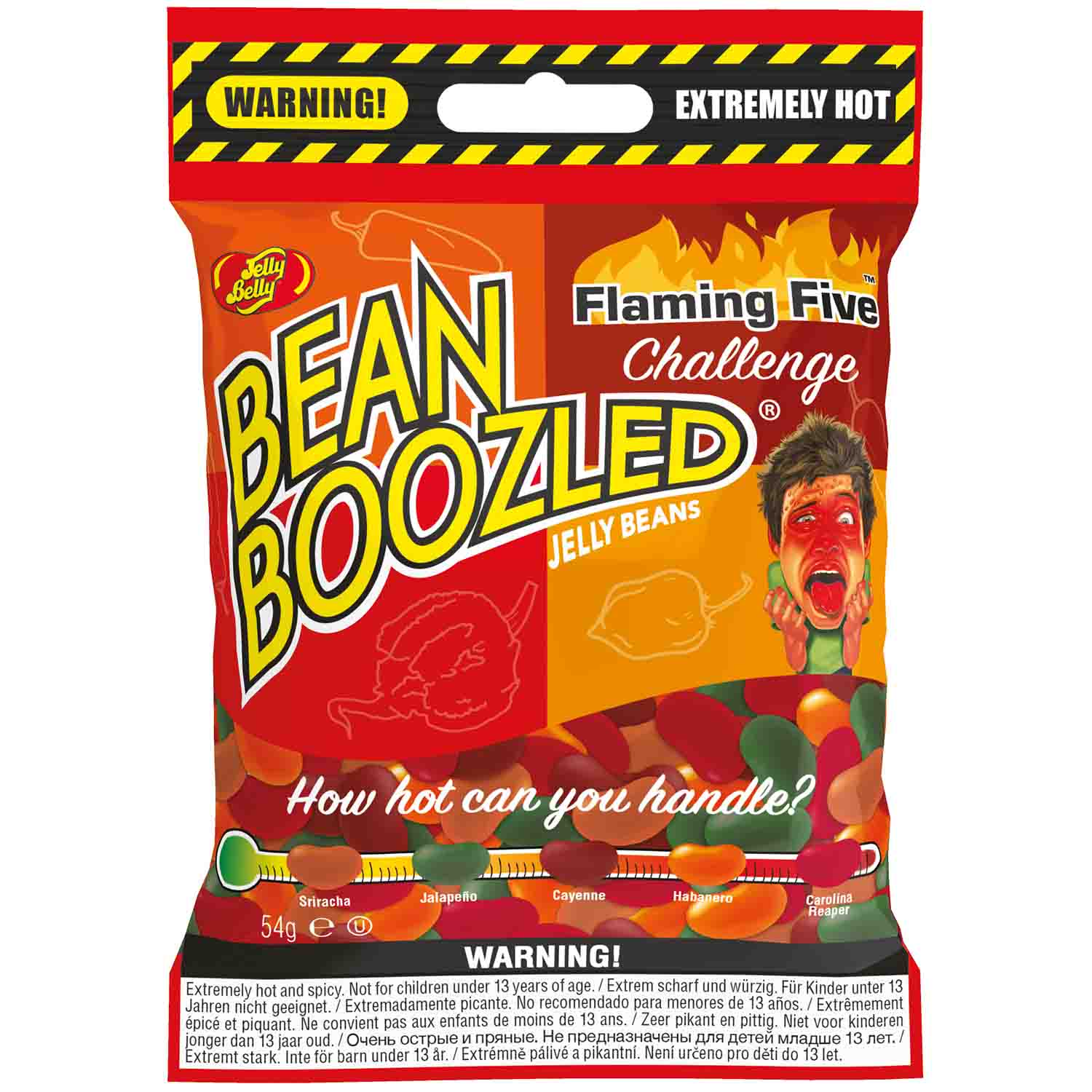 Драже жевательное Jelly Belly: Bean Boozled Flaming Five (54г)