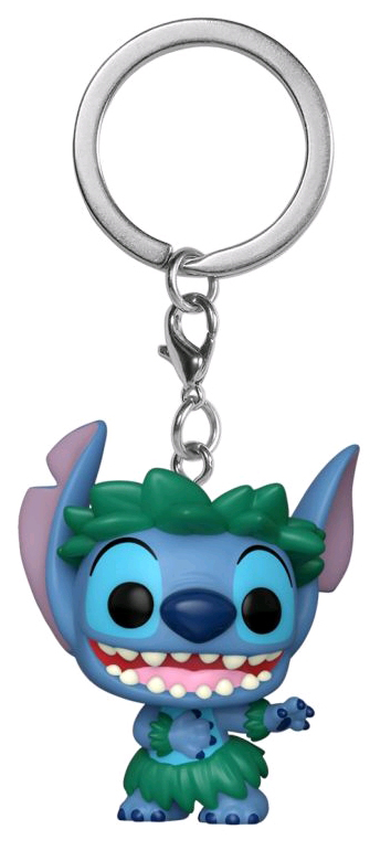 Брелок Funko Pocket POP: Disney Lilo & Stitch – Stitch In Hula Skirt stitch by stitch