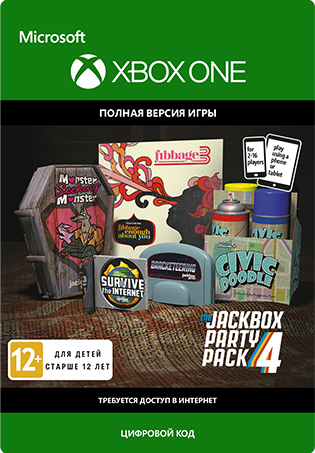 

The Jackbox: Party Pack 4 [Xbox One, Цифровая версия] (Цифровая версия)