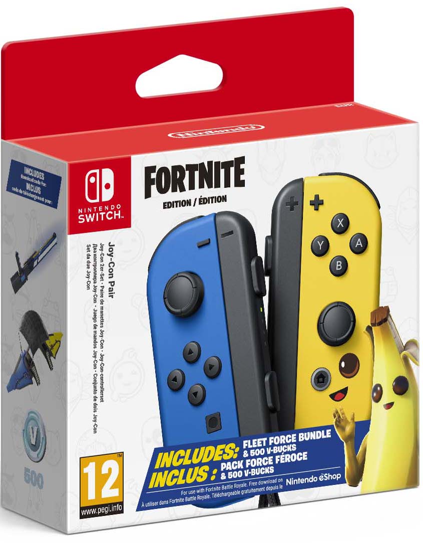 

Набор контроллеров Joy-Con для Nintendo Switch. Издание Fortnite