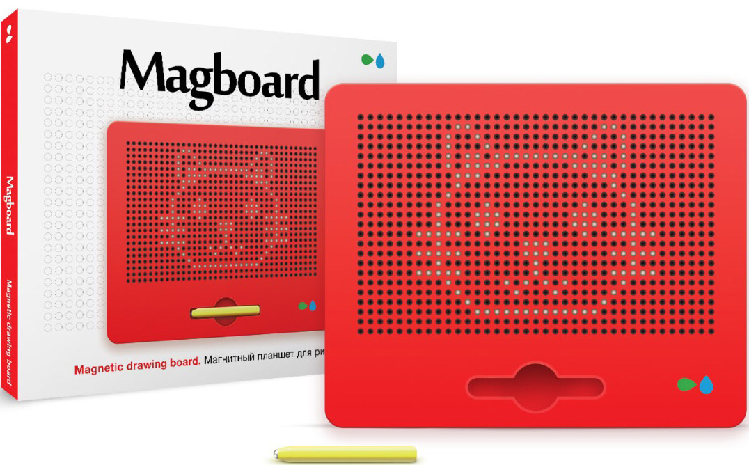 цена Магнитный планшет для рисования Magboard (красный)