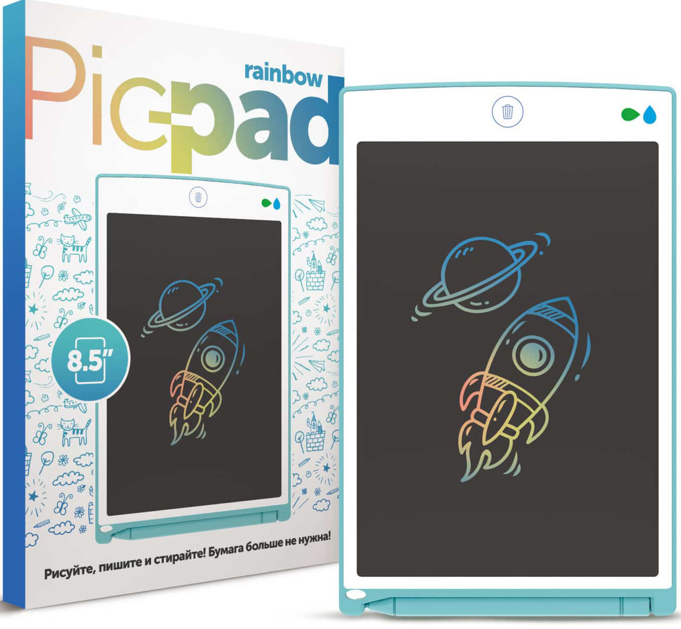 

Планшет для рисования Pic-Pad Blue Rainbow с ЖК экраном