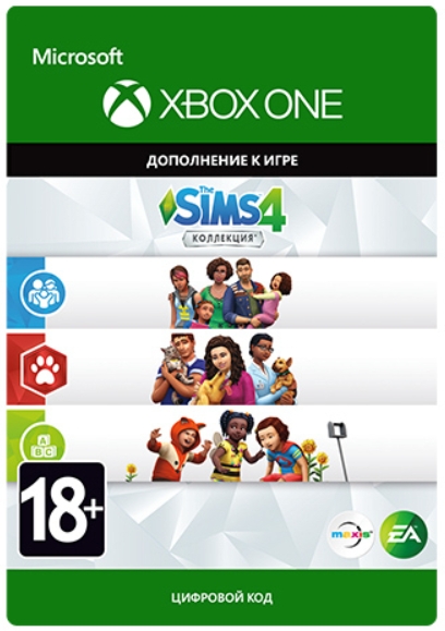 цена The Sims 4: Bundle (Кошки и Собаки, Родители, Детские вещи. Каталог). Дополнение [Xbox, Цифровая версия] (Цифровая версия)