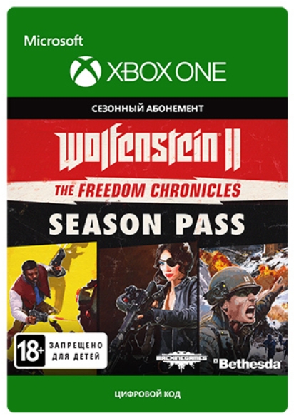 цена Wolfenstein II: The Freedom Chronicles. Season Pass. Дополнение [Xbox, Цифровая версия] (Цифровая версия)