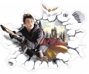 Наклейка интерьерная c 3D-эффектом Гарри Поттер 1 от 1С Интерес