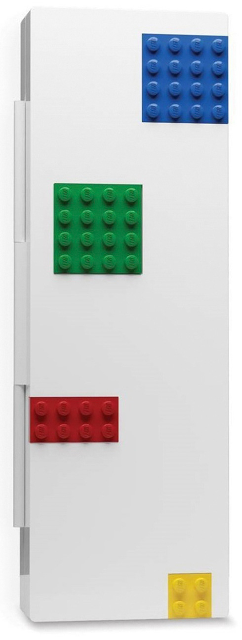 Пенал LEGO (цветные кубики) + минифигурка LEGO: Classic от 1С Интерес