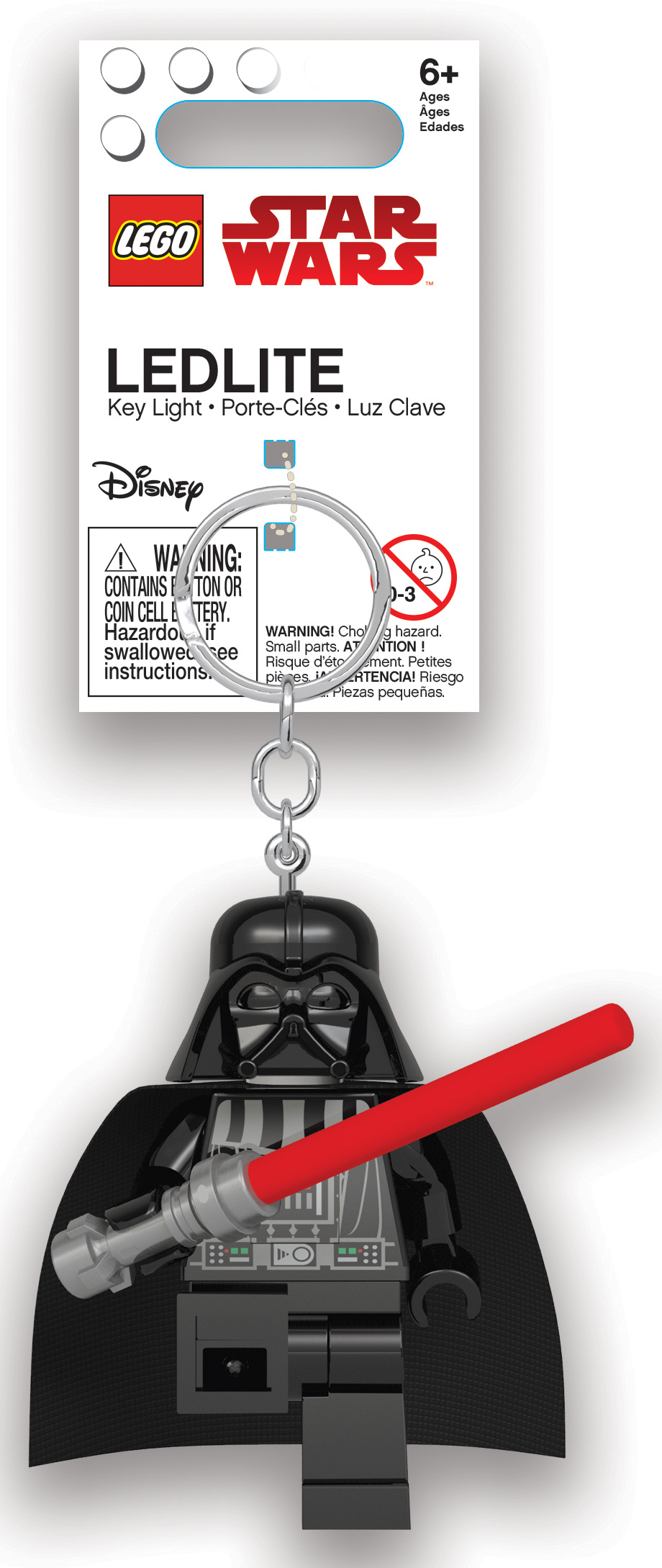 

Брелок-фонарик LEGO: Star Wars – Darth Vader With Lightsaber