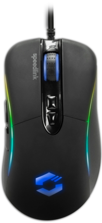 Мышь Speedlink Sicanos RGB Gaming Mouse black проводная для PC (SL-680013-BK) pc мышь беспроводная speedlink kappa mouse black sl 630011 bk