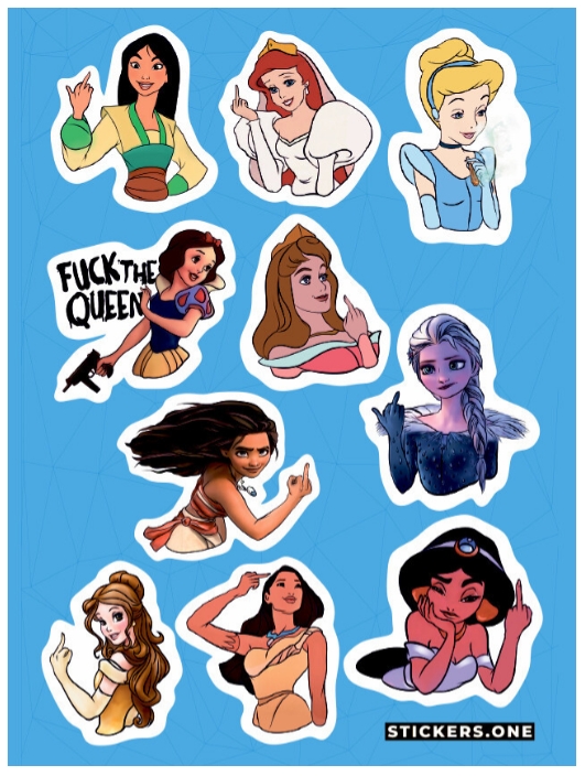 

Стикерпак Princess Disney