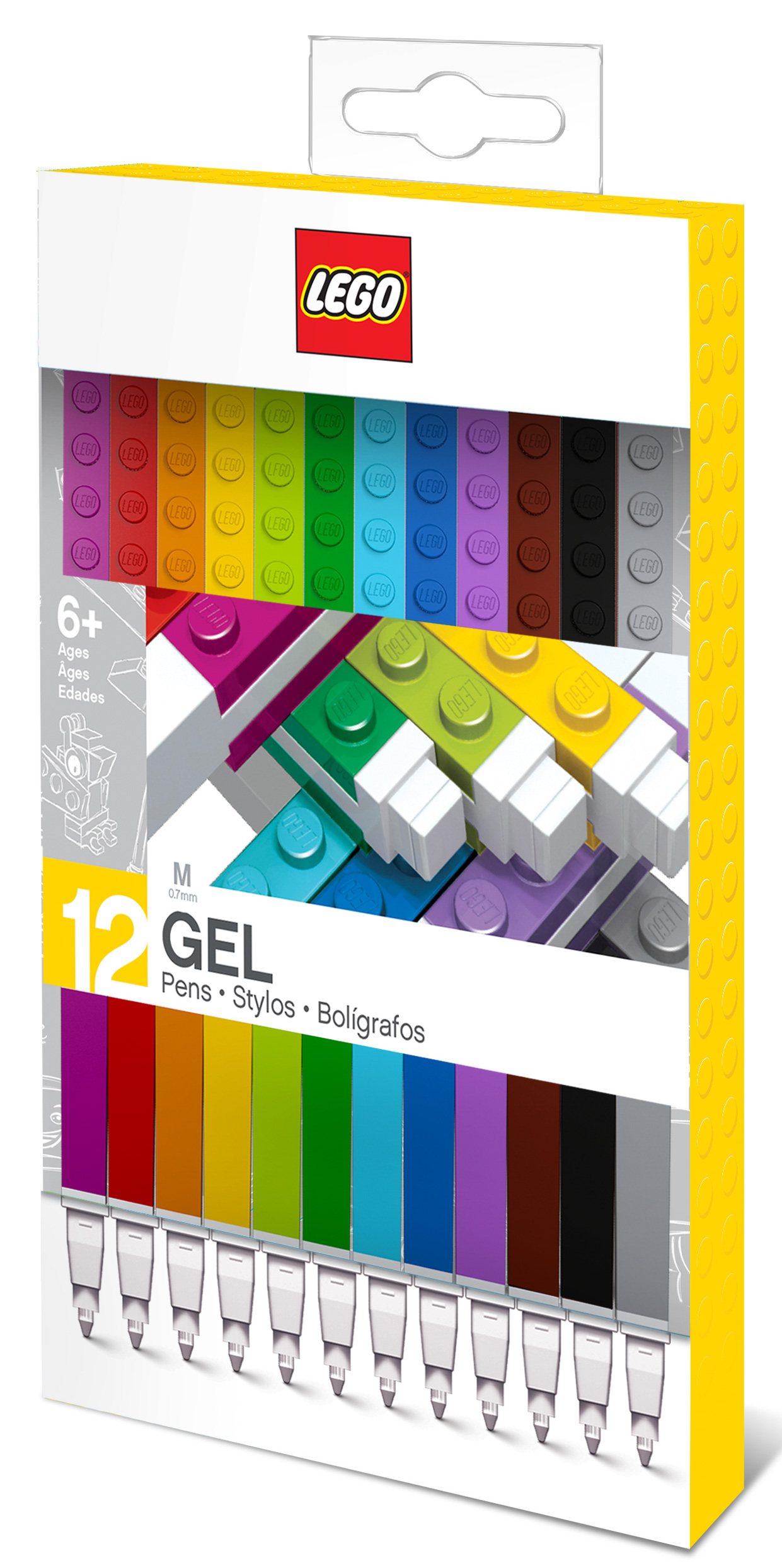 Набор ручек LEGO 12-Pack (гелевые) (цветные) от 1С Интерес