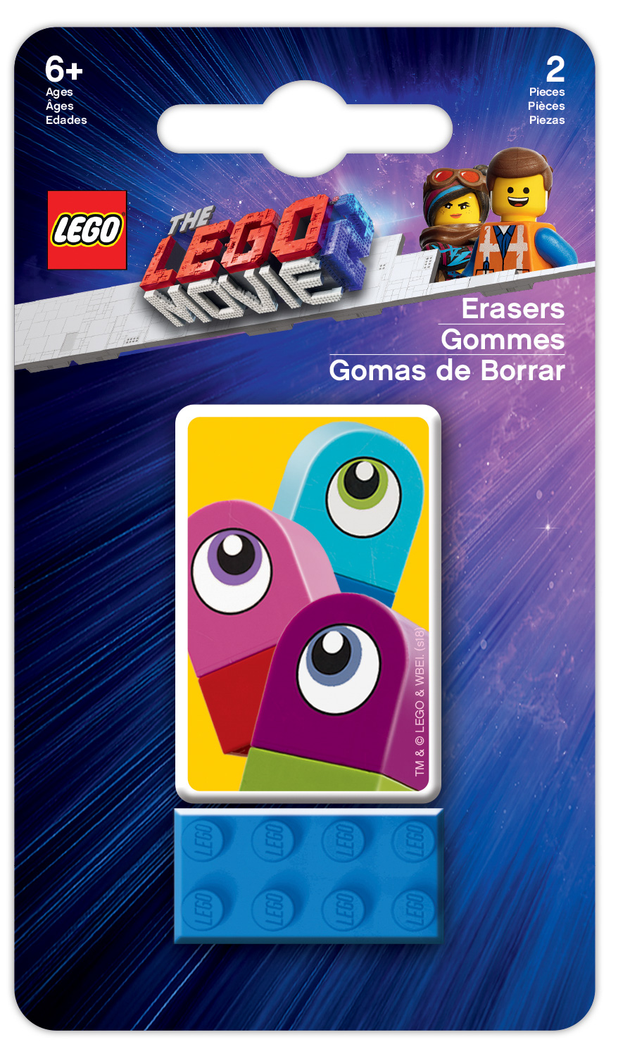 Набор ластиков LEGO: Movie 2 – Duplo 2-Pack от 1С Интерес