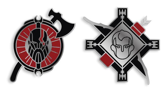 

Набор значков God Of War 1.1 Pin Kings 2-Pack