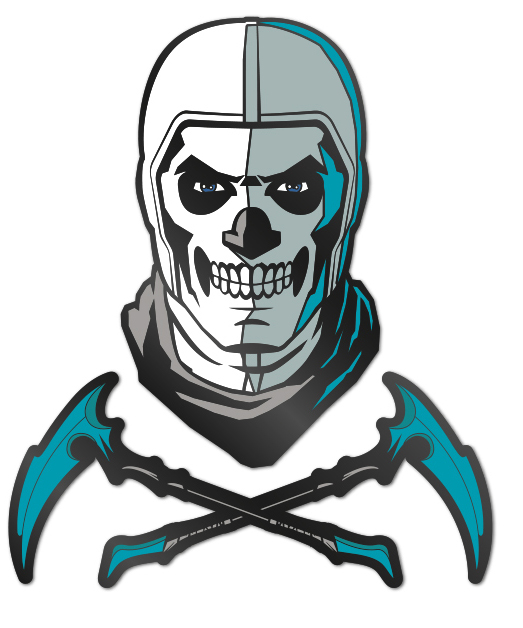 Набор значков Fortnite 1.3 Skull Trooper Pin Kings 2-Pack