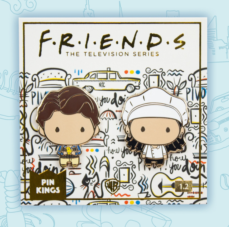 

Набор значков Friends 1.2 Моника и Чендлер Pin Kings 2-Pack