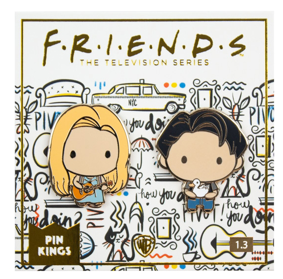 

Набор значков Friends 1.3 Фиби и Джоуи Pin Kings 2-Pack
