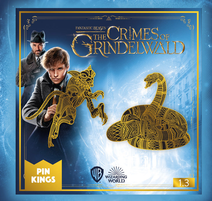 Набор значков Fantastic Beasts 1.3 Матагот и Нагайна Pin Kings 2-Pack