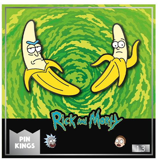 

Набор значков Rick And Morty 1.3 Банан Pin Kings 2-Pack